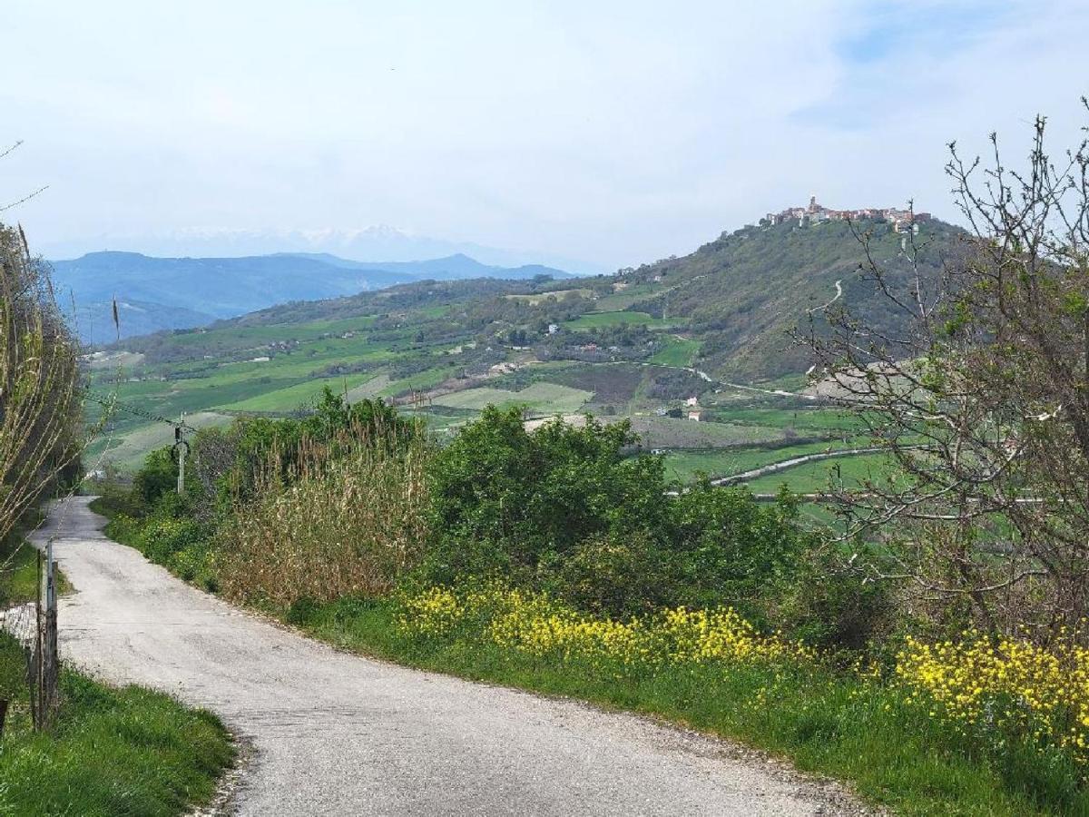 Ancient Stone 'Casa Rosa'- Sea And Mountain View Tranquil Borgo Villa Tavenna Luaran gambar